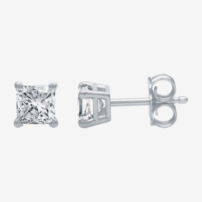 Ever Star (G / Vs2) 1/2 CT. T.W. Lab Grown White Diamond 14K White Gold Stud Earrings