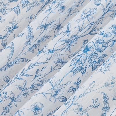 No 918 Ambree Rod Pocket Sheer Single Curtain Panel
