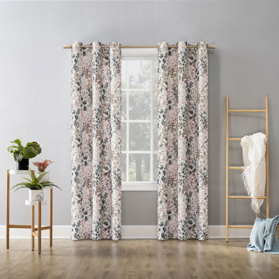 No 918 Amelie Grommet Top Light-Filtering Single Curtain Panels