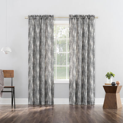 No 918 Aran Light-Filtering Rod Pocket Single Curtain Panel