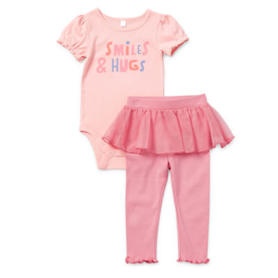 Okie Dokie Baby Girls 2-pc. Pant Set