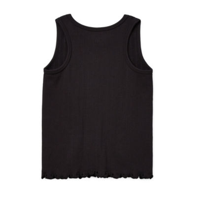 Thereabouts Little & Big Girls Round Neck Tank Top