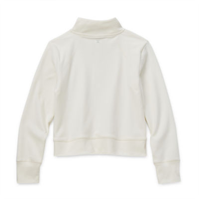 Xersion Little & Big Girls Cozy Long Sleeve Quarter-Zip Pullover