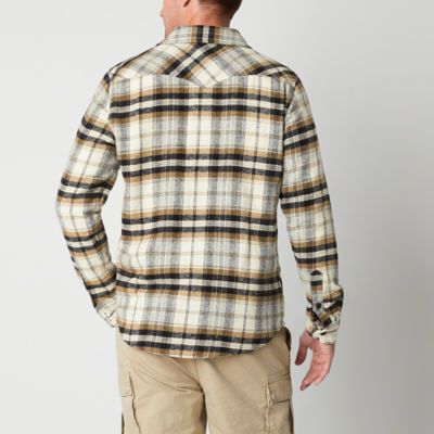 Frye and Co. Mens Long Sleeve Flannel Western Shirt