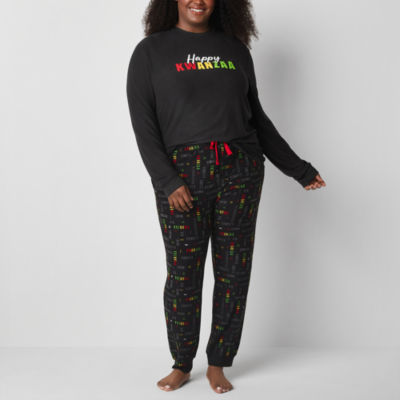 Hope & Wonder Extended Sizes Unisex 2-pc. Kwanzaa Pajama Set