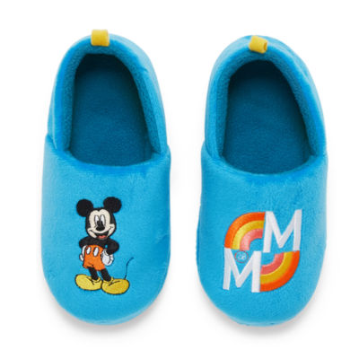 Disney Collection Boys Mickey and Friends Mouse Slip-On Slippers