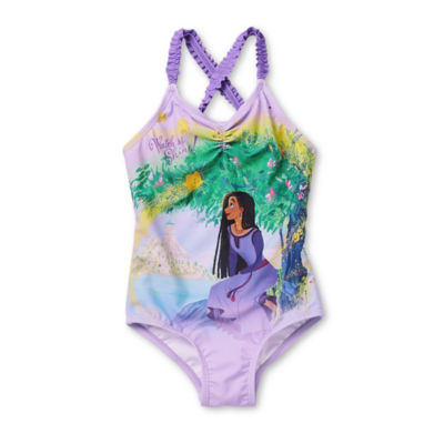 Disney Collection Little & Big Girls Wish One Piece Swimsuit