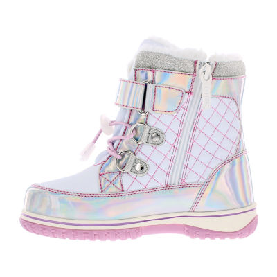 Totes Little & Big  Girls Galactica Waterproof Flat Heel Winter Boots