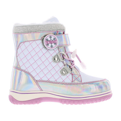 Totes Little & Big  Girls Galactica Waterproof Flat Heel Winter Boots