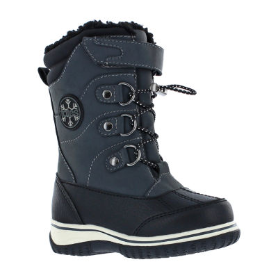 Totes Little Big Boys Diamond2 Waterproof Insulated Flat Heel Winter Boots MainPlace Mall