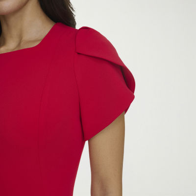 Marc New York Womens Short Sleeve Sheath Dress
