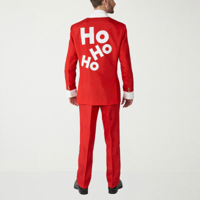Suitmeister Santa Faux Fur Mens 3-pc. Suit Set, Color: Red - JCPenney