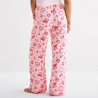 Arizona Body Womens Flannel Juniors Pajama Pants