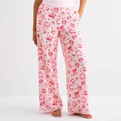 Arizona Body Womens Flannel Juniors Pajama Pants