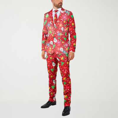 Suitmeister Light Up Christmas Mens 3-pc. Suit Set