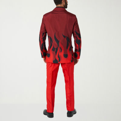 Suitmeister Red Flame Mens 3-pc. Suit Set