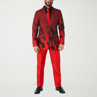 Suitmeister Red Flame Mens 3-pc. Suit Set