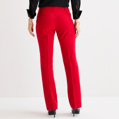 Liz Claiborne Audra Tailored Womens Straight Mid Rise Trouser