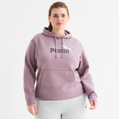 Puma Womens Essential Logo Hoodie Plus