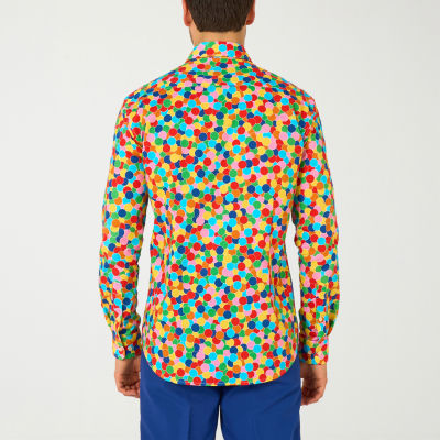 Opposuits Confetti Mens Long Sleeve Dress Shirt