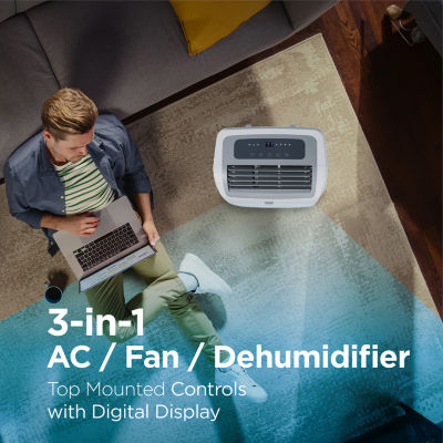 Black+Decker 14000 Btu Portable Air Conditioner With Remote Control White