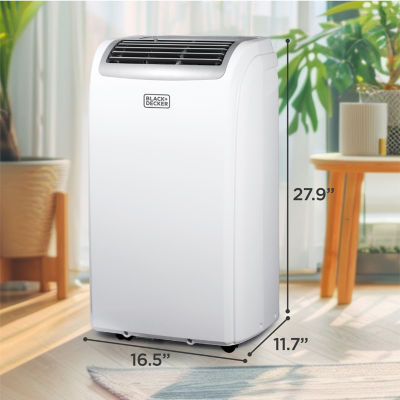 Black+Decker 14000 Btu Portable Air Conditioner With Remote Control White