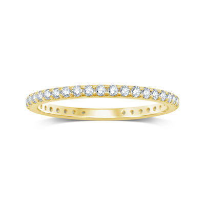 1/2 CT.T.W. Natural Diamond 14K Yellow Gold Eternity Band