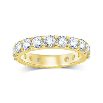 3 CT.T.W. Natural Diamond 14K Yellow Gold Eternity Band