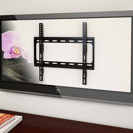 Fixed Flat Panel 46 Max Tv Wall Mounts, One Size, Black