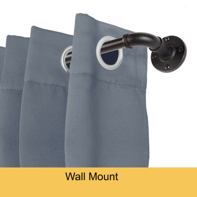 Kenney Adler Indoor/Outdoor Wrap Around 5/8 IN Adjustable Curtain Rod