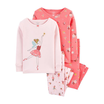 Carter's Toddler Girls 4pc. Pant Pajama Set