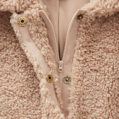 ショップ ライツ様専用 総柄フェイクファーコート ※購入レシート付き ...