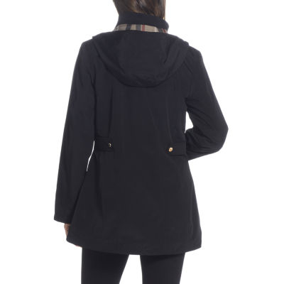 Miss Gallery Womens Hooded Midweight Raincoat