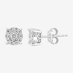 Effy  1/2 CT. T.W. Genuine White Diamond Sterling Silver Round 2-pc. Jewelry Set