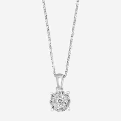 Effy Final Call Womens 1/2 CT. T.W. Natural White Diamond Sterling Silver Round 2-pc. Jewelry Set