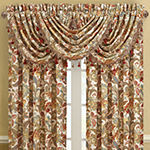 Five Queens Court August Rod Pocket Waterfall Valance