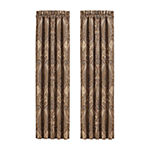Queen Street Lakeview Light-Filtering Rod Pocket Set of 2 Curtain Panel