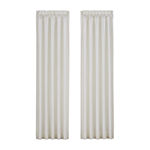 Queen Street William Light-Filtering Rod Pocket Set of 2 Curtain Panel