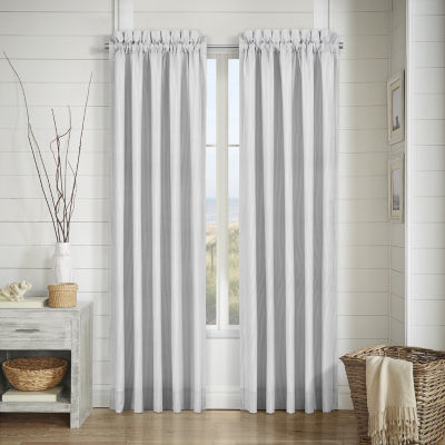 Queen Street Simona Rod Pocket Light-Filtering Set of 2 Curtain Panel