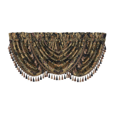 Queen Street Tiffany Rod Pocket Waterfall Valance