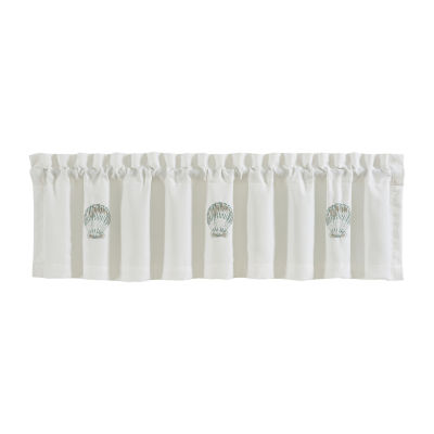 Royal Court Waters Edge Rod Pocket Tailored Valance