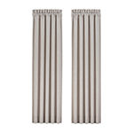 Queen Street Annie Light-Filtering Rod Pocket Set of 2 Curtain Panel