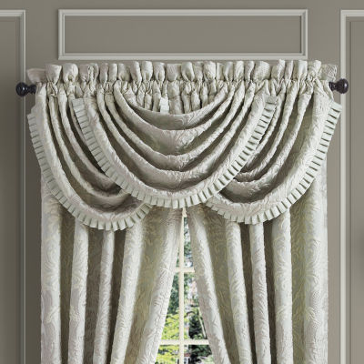 Queen Street Lawrence Rod Pocket Waterfall Valance