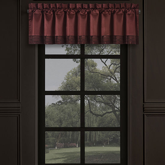 Five Queens Court Chianti Rod Pocket Tailored Valance