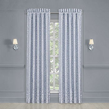 Squared Embellished Grommet Top Curtain Panel Pair -exclusive Home : Target