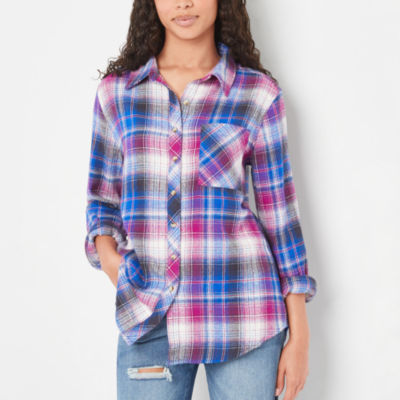 juniors flannel shirts