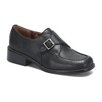 Korks Womens Theodore Loafers, 6 Medium, Black