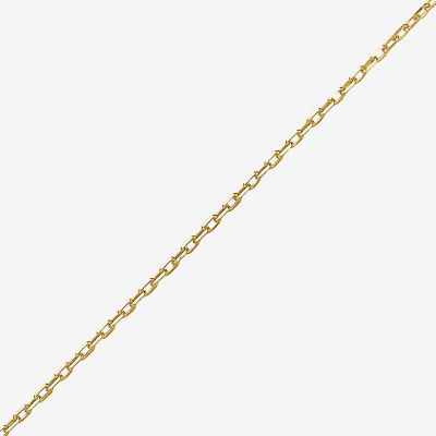 14K Gold Over Silver 22 Inch Solid Chain Necklace