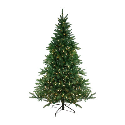 Northlight Medium Instant-Connect Noble Artificial Dual Led Lights 6 1/2 Foot Pre-Lit Fir Christmas Tree