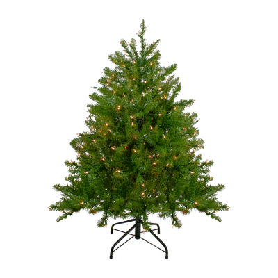 Northlight Full Northern 4 Foot Pre-Lit Pine Christmas Tree